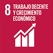 Icono 8 Trabajo decente y crecimiento económico ODS