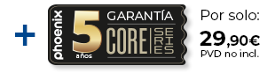 5 años de garantía
